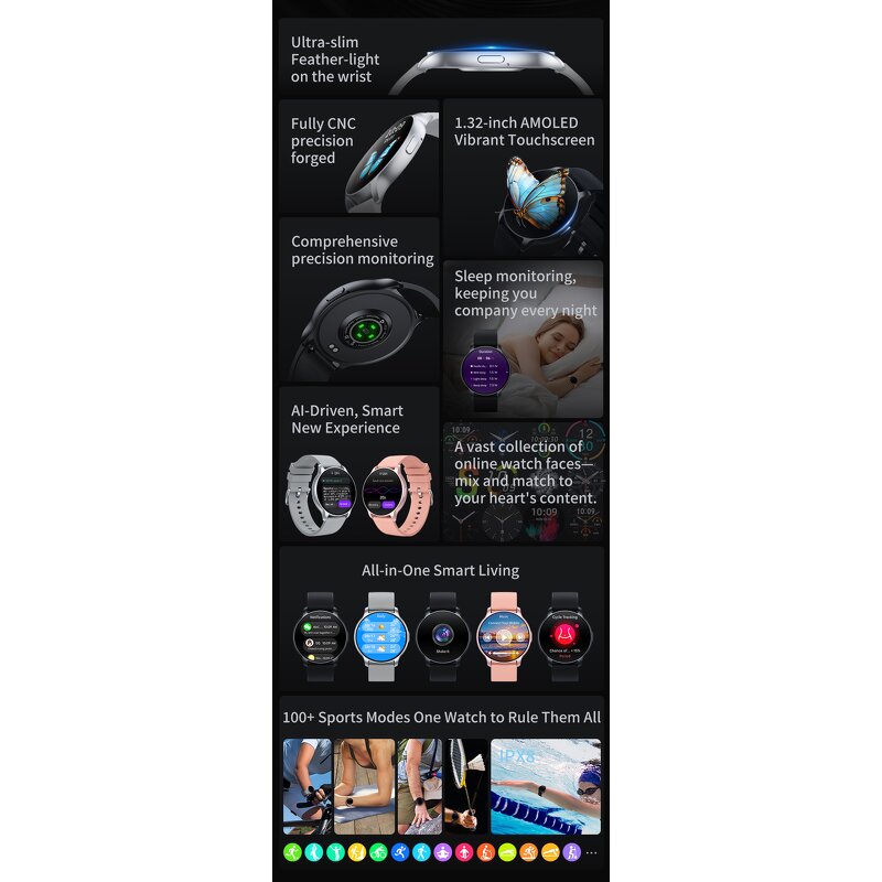 Smart Band Manufacturer - OEM U23 2025-2026 BT Call HR Silicon Multi Exercise Sport