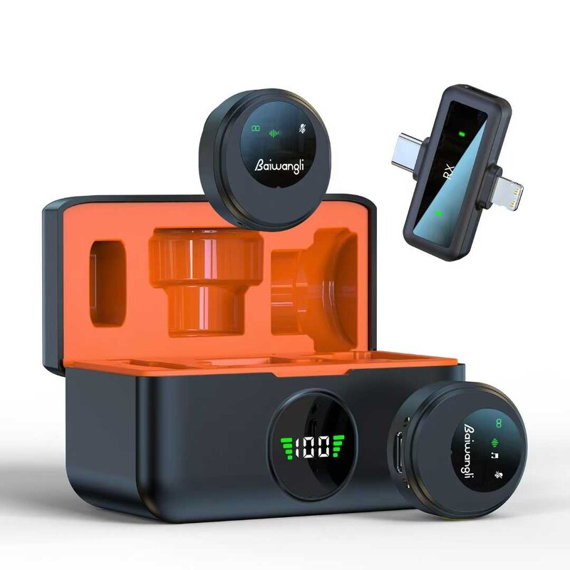 Wireless Mic - SX30 Dual Interface 2.4G Hi-Fi Noise Reduction Clear