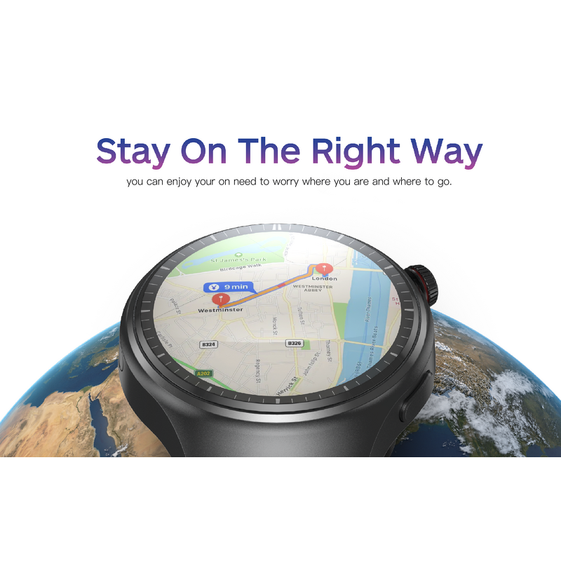 Smartwatch Manufacturer - 2025 DM80 1.43" AMOLED 2+16GB GPS Compass Sim