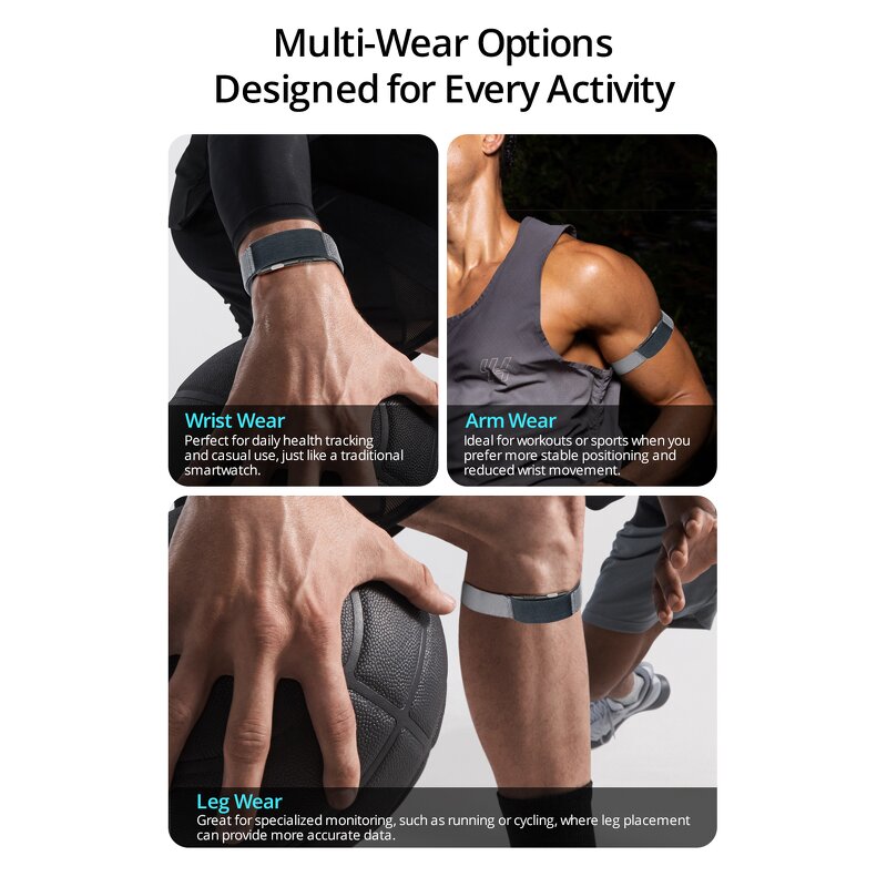 Smart Bracelet Manufacturer - VITRO No Screen Waterproof BT Call SOS HR Multi Wearing