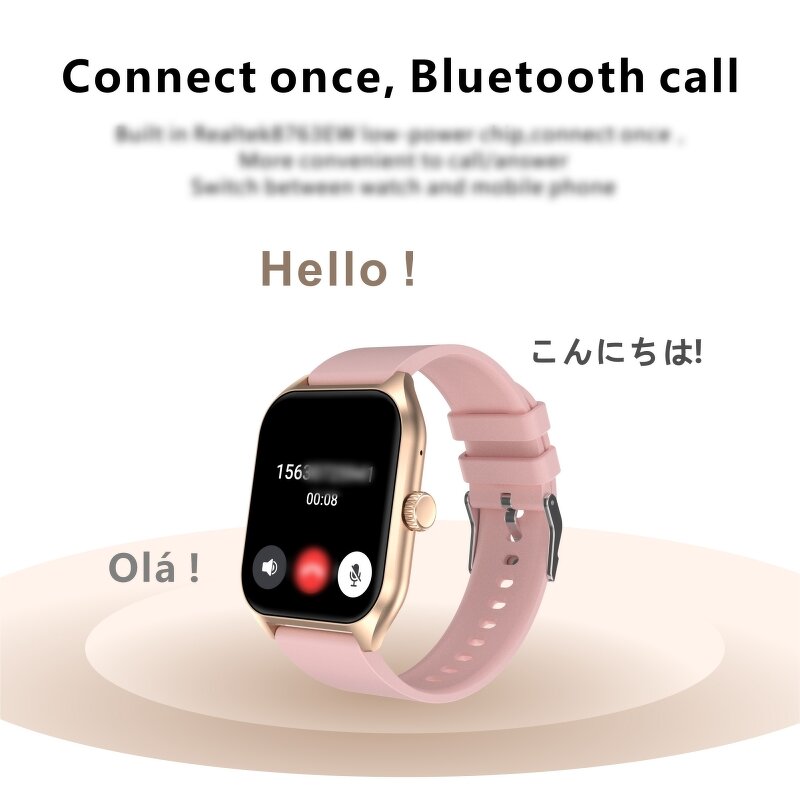 Smartwatch Manufacturer - QX5 2024 1.96" HD BT Call HR Monitoring Women