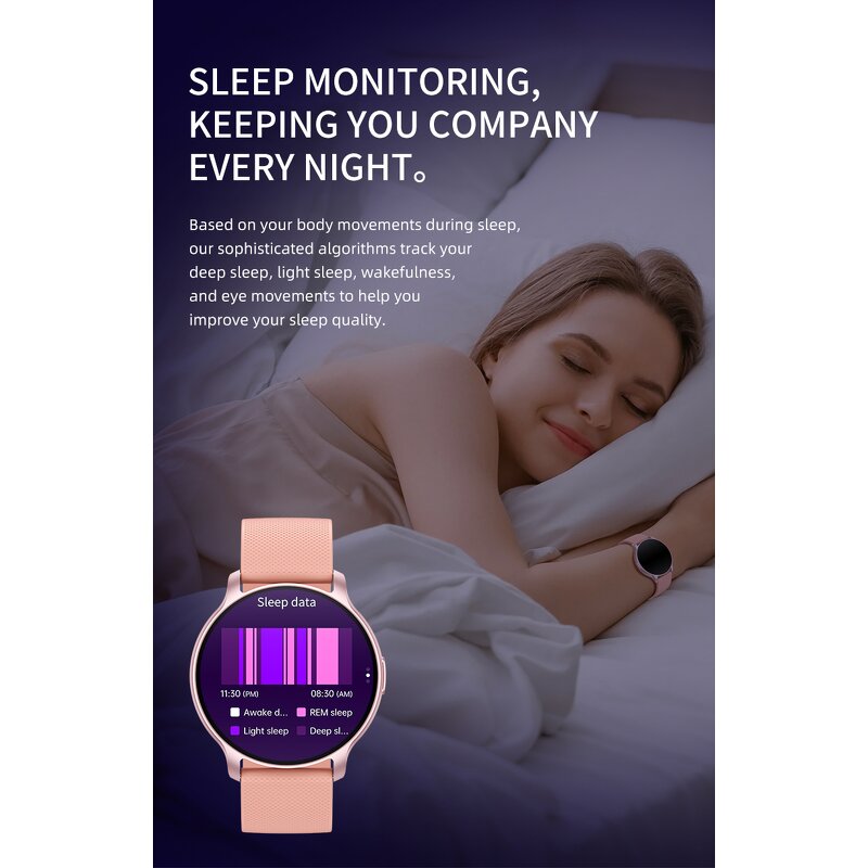 Smartwatch Manufacturer - U23 AMOLED Wireless Call SOS IP68 Health Motion Monitor