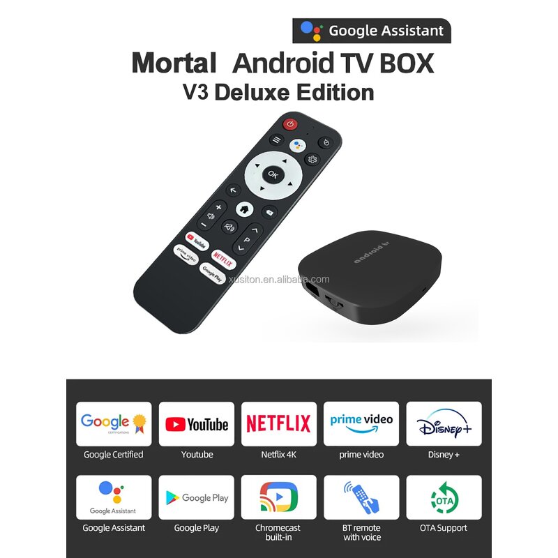 Android TV Box - 2026 V3 Android 14.0 1+8GB 4K 8K 2.4G/5.8G Wifi