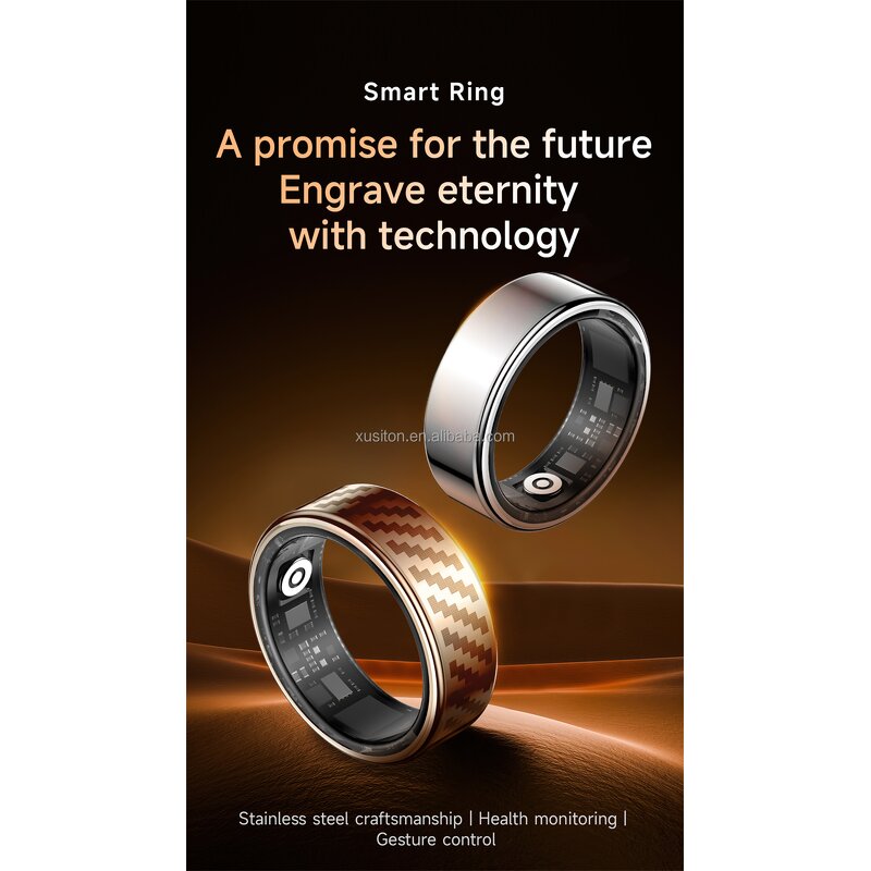 Smart Ring Manufacturer - SY02 IP68 Blood Oxygen Sleep Gestures Couple