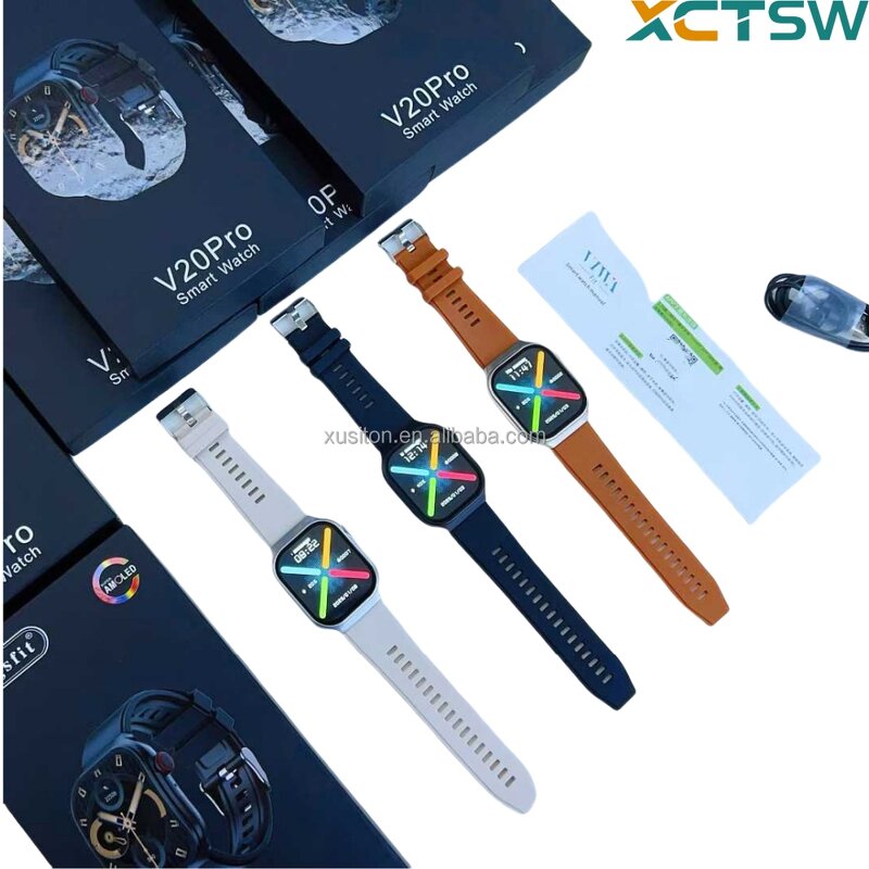 Smartwatch Manufacturer - 2026 V20Promax 2.09" HD Curved BT Call HR Sleep Monitor