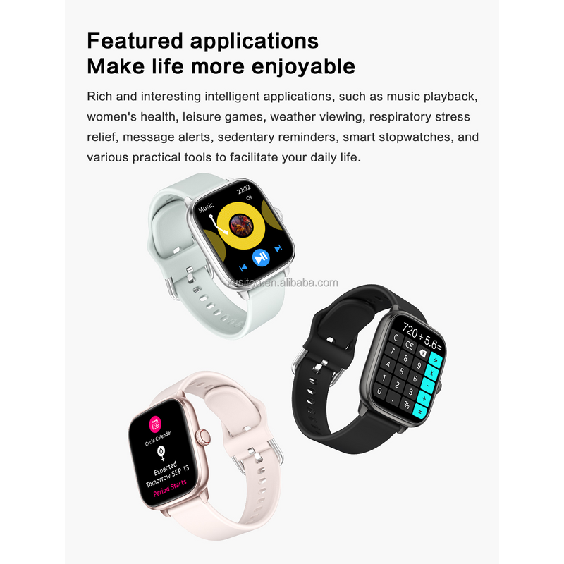 Smartwatch Manufacturer - OEM HX12 2023 1.95" LCD Dial Call HR Blood Oxygen