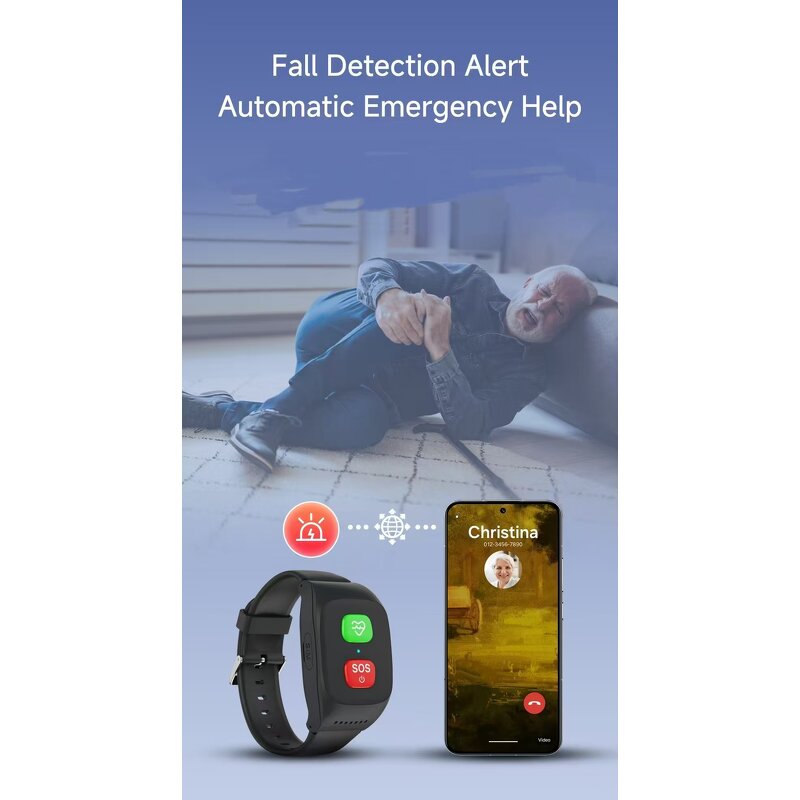 Smart Watch Manufacturer - S16 Sim Card Waterproof SOS GPS HR Sport Watch