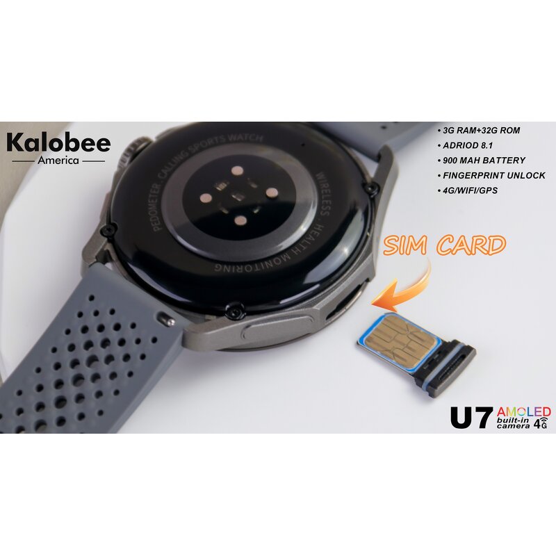 Smart Watch Manufacturer - OEM U7 HiSportPro Amoled Camera SIM Card GPS