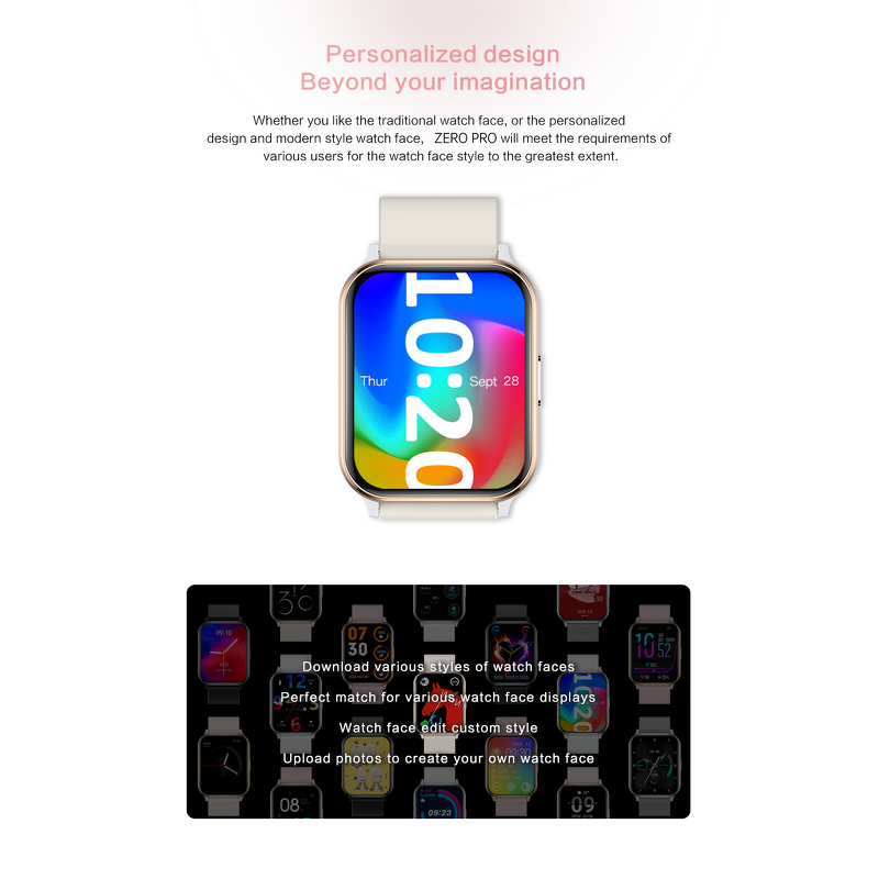 Smartwatch Manufacturer - ZERO PRO 1.91" 100+Sport Mode BT Call Men Women