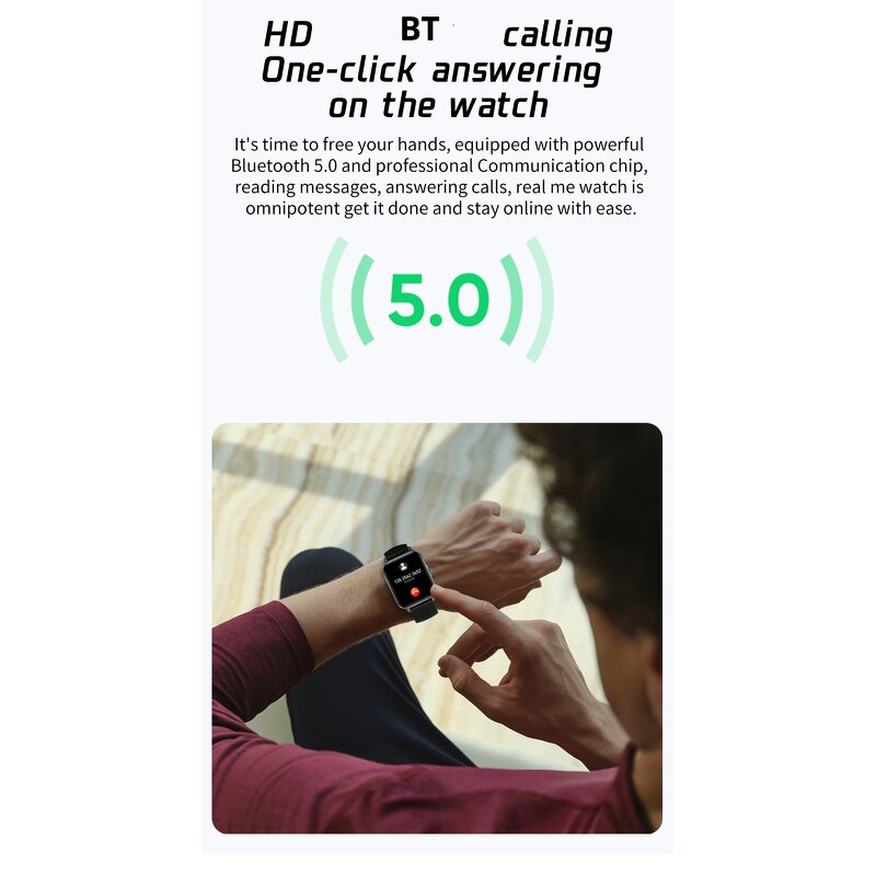 Smart Watch Manufacturer - L21 1.69" IP67 HR BP Sleep Tracker Android IOS