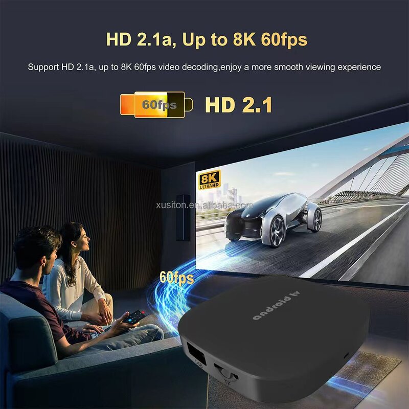 Android TV Box - 2026 V3 Android 14.0 1+8GB 4K 8K 2.4G/5.8G Wifi