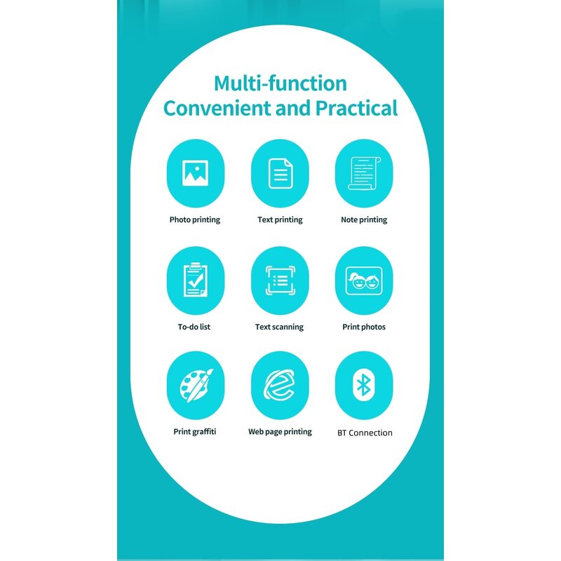 Thermal Printer - A32 Mini BT Photo Sticker Pocket Inkless Receipt