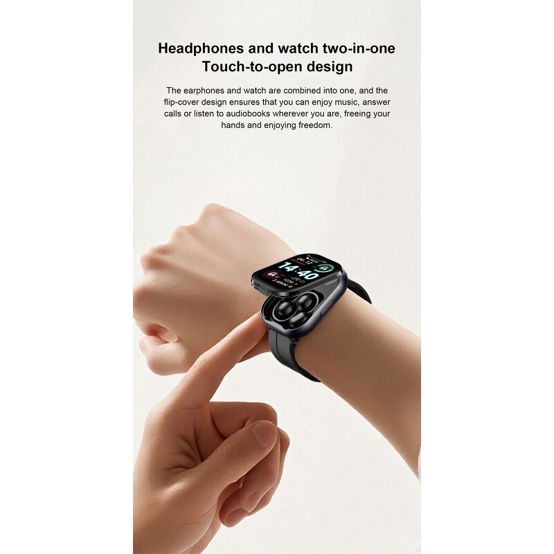 Smart Watch Manufacturer - D12 2.01" Sport Watch Wireless Calling Earbuds