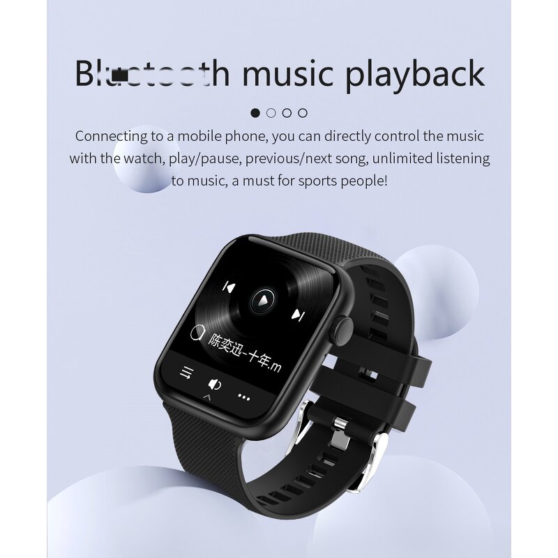 Smart Sports Watch - 2025 HT15 HR BP Multi Sport Mode Fitness Band