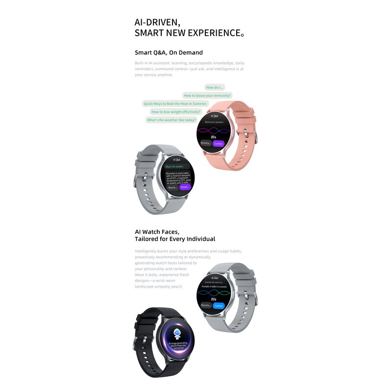 Smart Band Manufacturer - OEM U23 2025-2026 BT Call HR Silicon Multi Exercise Sport