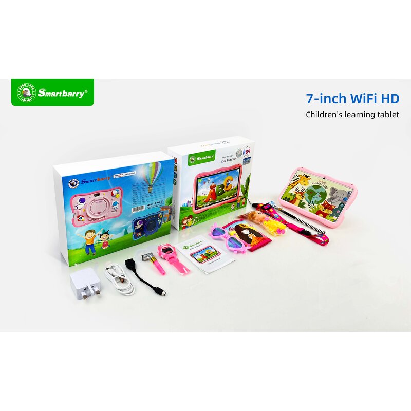 Kids Tablet - B89 PLUS 7" 1+8GB MTK Quad Core Dual Band WiFi Android