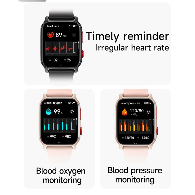 Smartwatch Manufacturer - HT23 1.83" Big Screen Flashlight BP Health Monitoring Sport