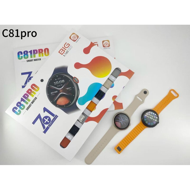 Smart Watch Set - C81 PRO IP65 BT Call Music 7 Multi Straps Sports Band