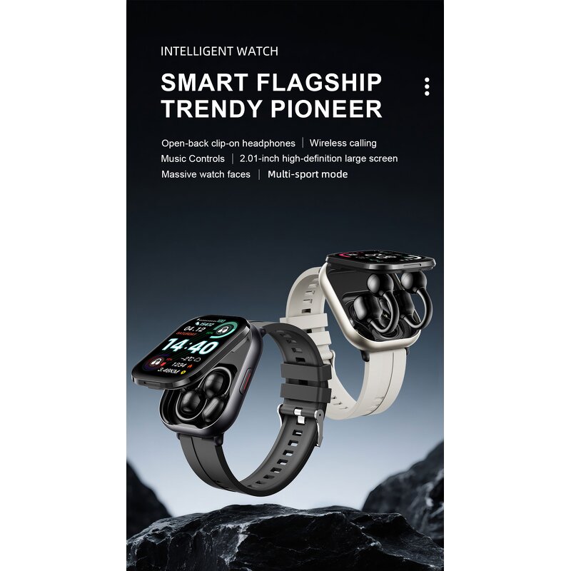 Smart Watch Manufacturer - D12 2.01" Sport Watch Wireless Calling Earbuds