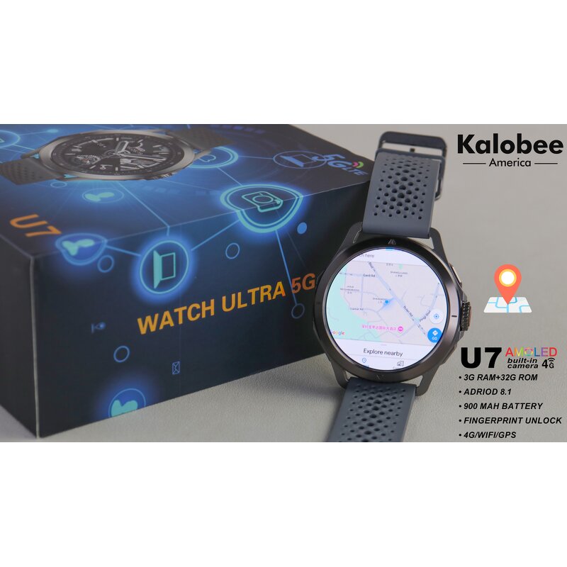 Smart Watch Manufacturer - OEM U7 HiSportPro Amoled Camera SIM Card GPS