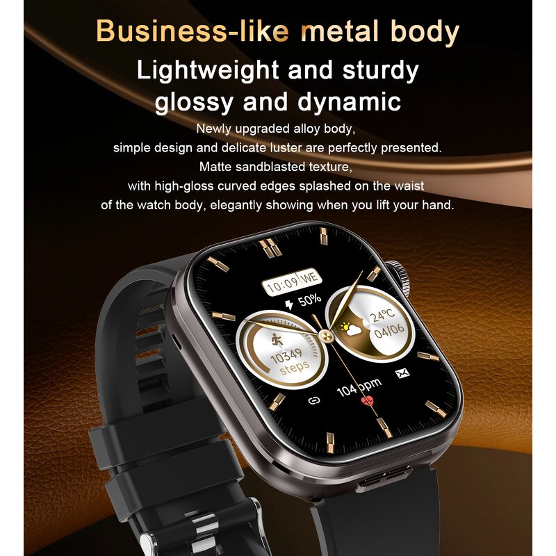 2-in-1 Smart Watch - T99 Earbuds Call Music HR BP Tracker Headset
