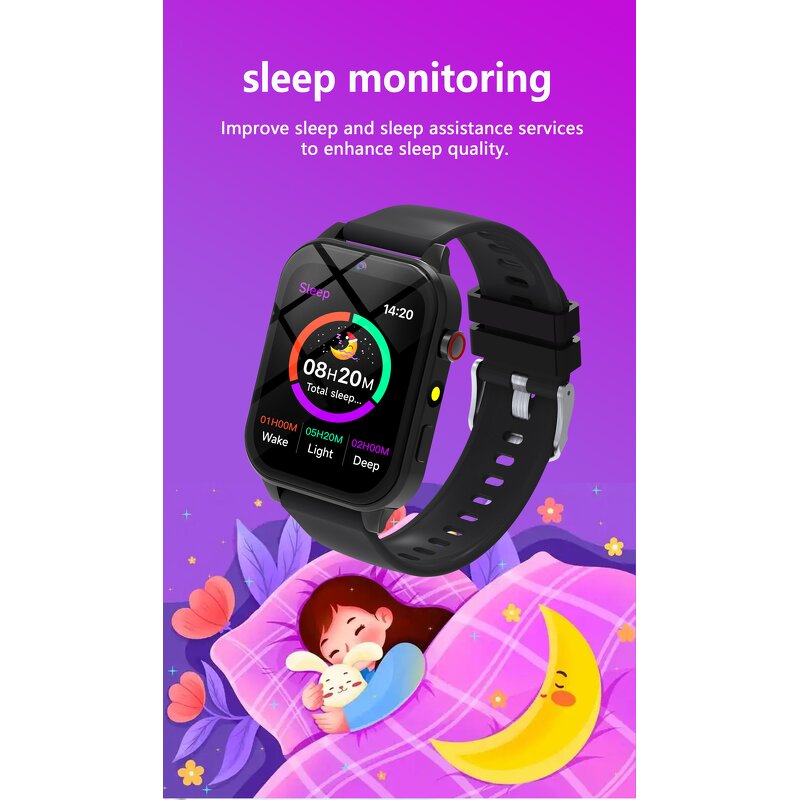 Kids Smart Watch - OEM T6 Sleep Game Step Waterproof Flashlight Kids Watch