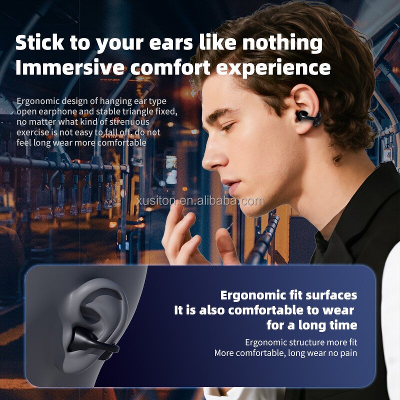 Wireless Earphones - LX-20pro 2025 Ear-hook Screen BT Call Music ACN