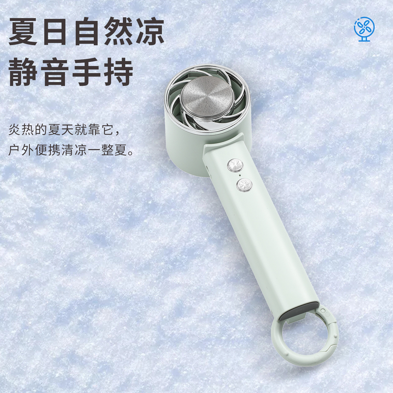 Fan Manufacturer - Mini Hook-Mounted Ice-Effect Cooling Neck-Mounted Wearable