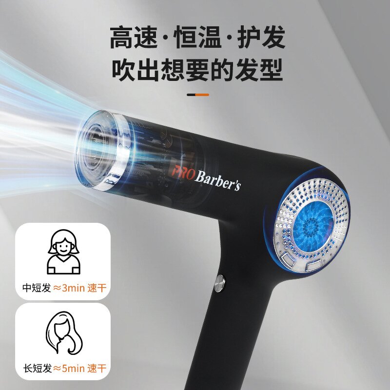 Hair Dryer Manufacturer - 1800W Salon Brushless 110000 RPM 3-Speed Anion