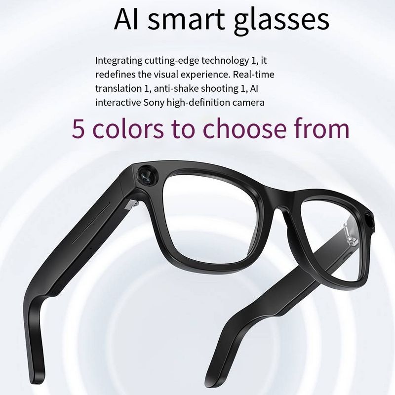 Smart Glasses Manufacturer - 800W Anti-Shake Camera BT Video Recording Photo