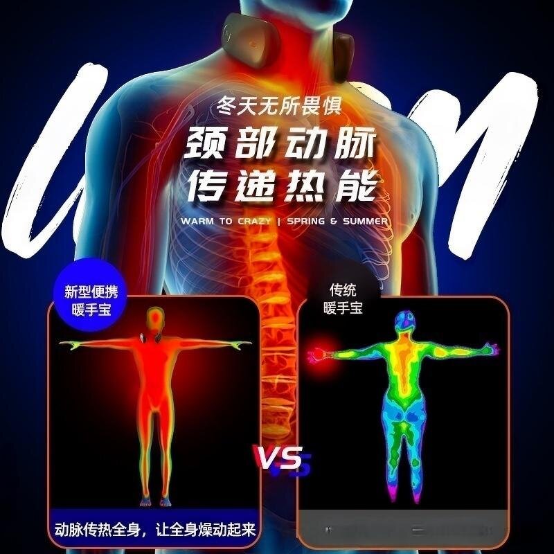 Neck Warmer Manufacturer - Portable Hot Compress Digital Display Emergency Power