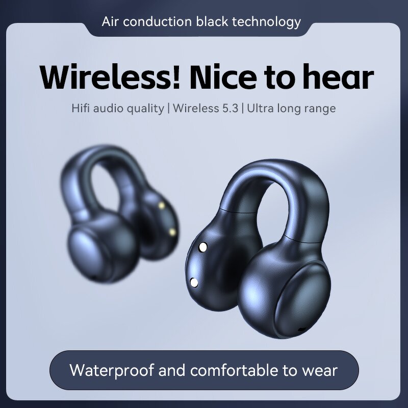 Headphones Manufacturer - 2025 Sports Style Ear Clip Bone Conduction Bluetooth