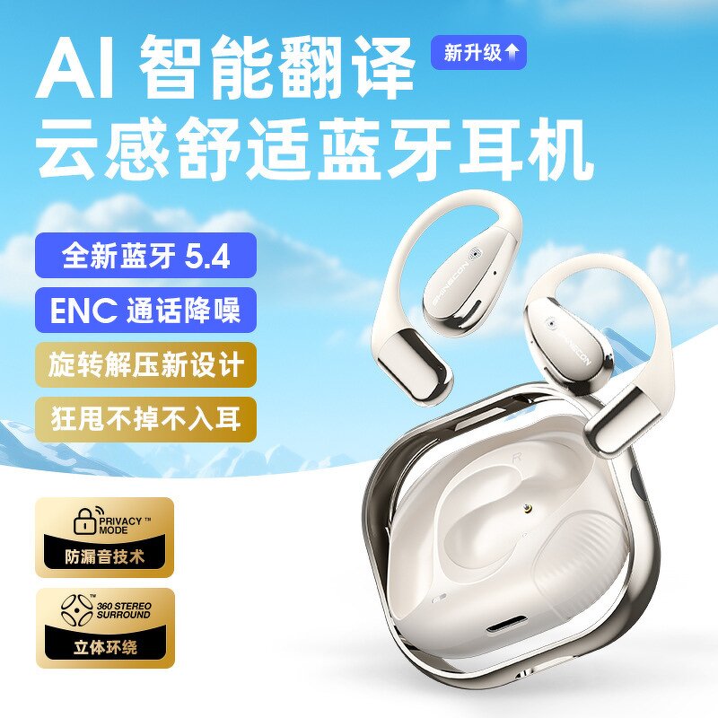 Earphones Manufacturer - 2025 AI Wireless Translation X5PRO Over-Ear Private