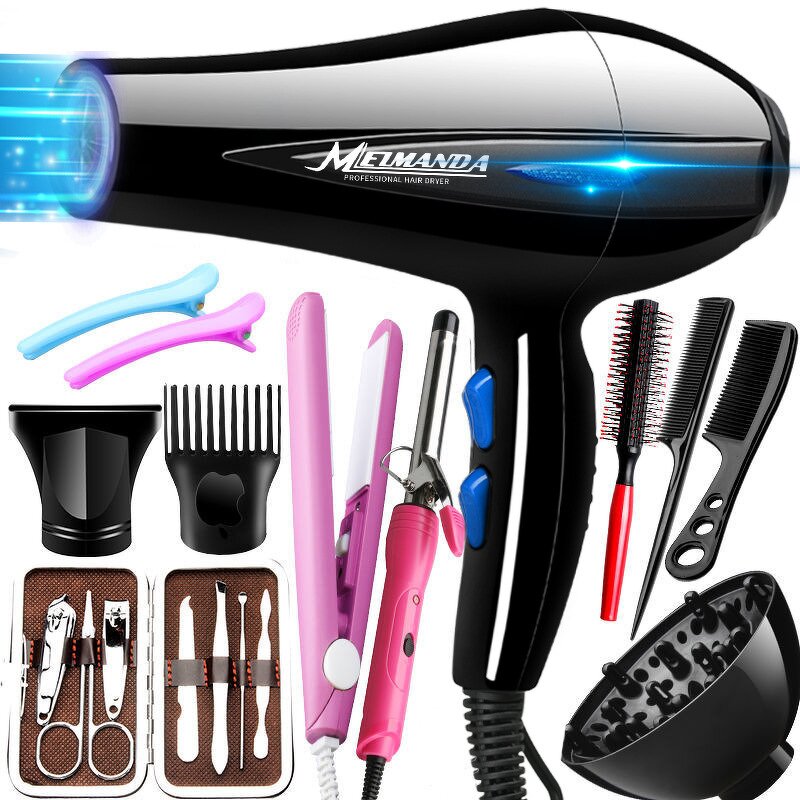 Hair Dryer Manufacturer - 12pcs 1200w Negative Ionic 3 Heat Cool Settings Travel