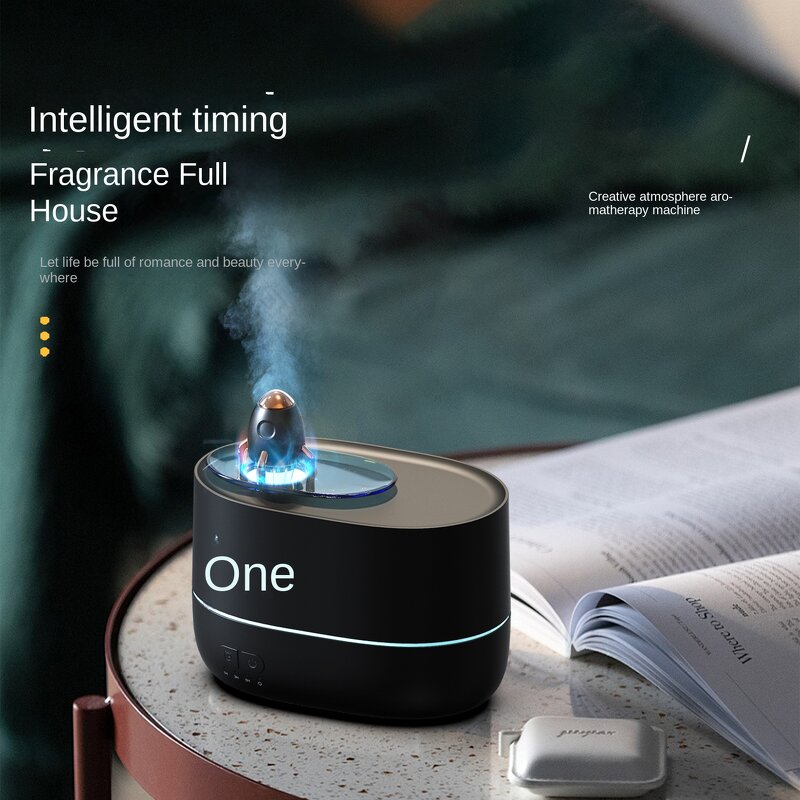 Diffuser Manufacturer - Rocket Flame Home Desktop Small Night Light Intelligent