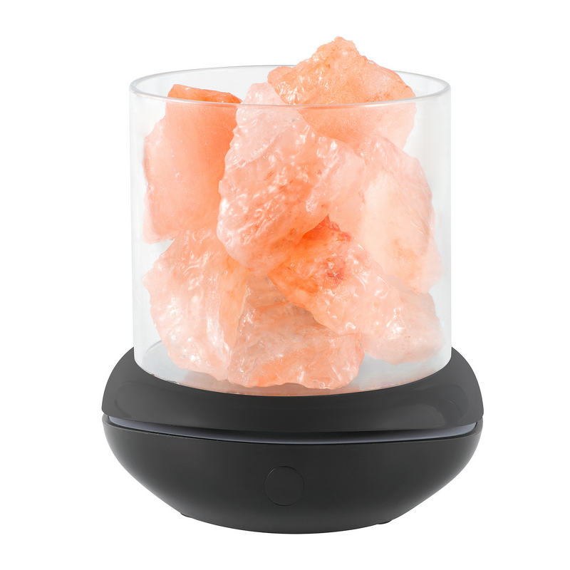 Humidifier Manufacturer - Ultrasonic Aromatherapy Negative Ions Salt Lamp LED USB