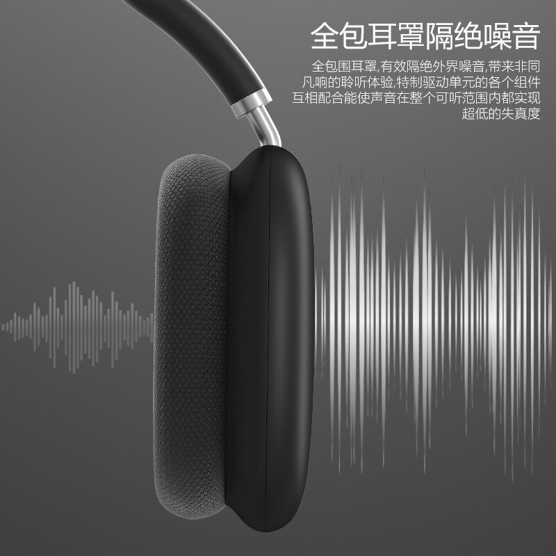 Headphones Manufacturer - Cross-Border P9AirMax Over-Ear Bluetooth ANC Deep Bass JL