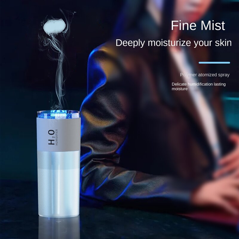 Humidifier Manufacturer - Mini Car LED Jellyfish Atmosphere Lamp USB Aromatherapy