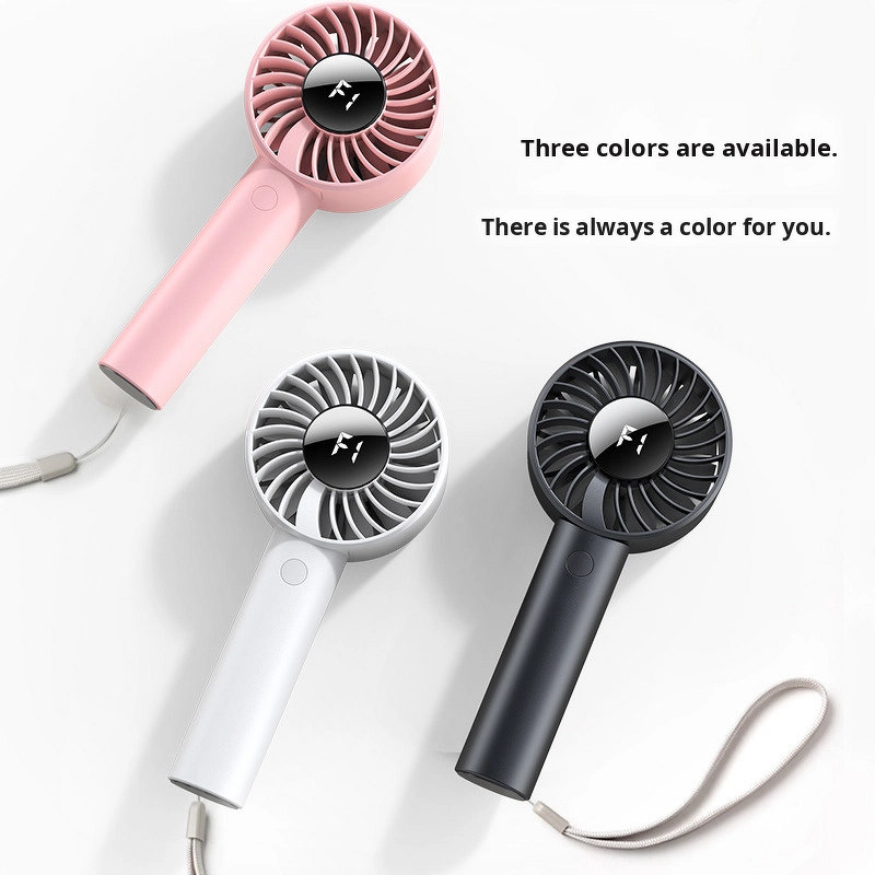 Fan Manufacturer - 2025 High-Speed Digital Display Lanyard Strong Wind Battery