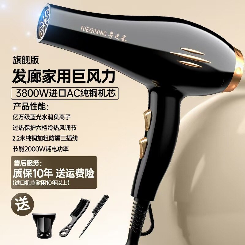 Hair Dryer Manufacturer - 2800W Salon Brushless 110000 RPM 3-Speed Anion