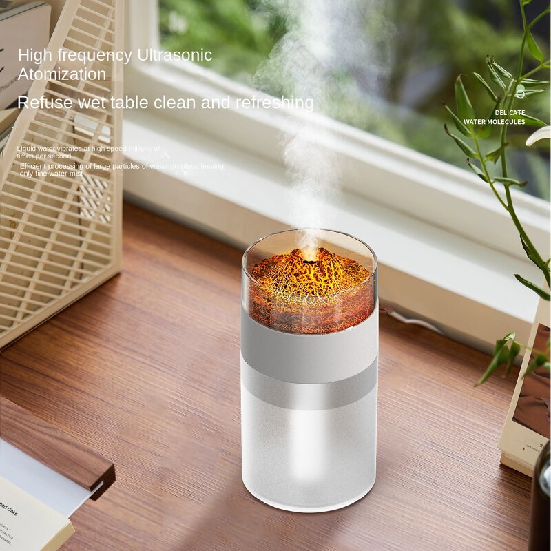 Humidifier Manufacturer - Flame Volcanic Atmosphere Lamp Aroma Diffuser Humidistat