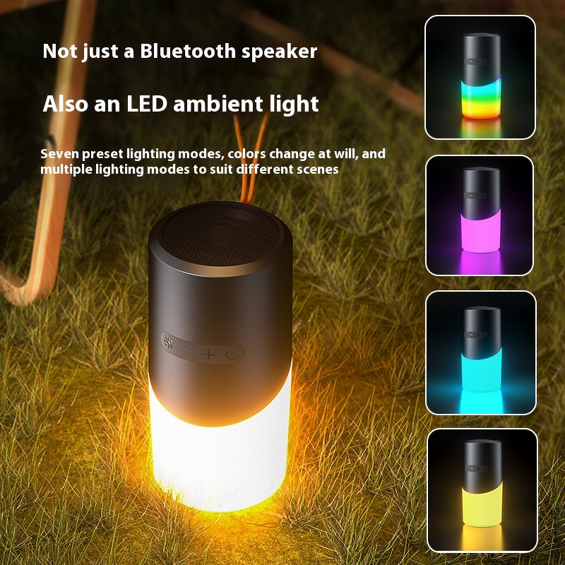 Speaker Manufacturer - 2025 Portable Bluetooth RGB 5W Outdoor Waterproof Gift