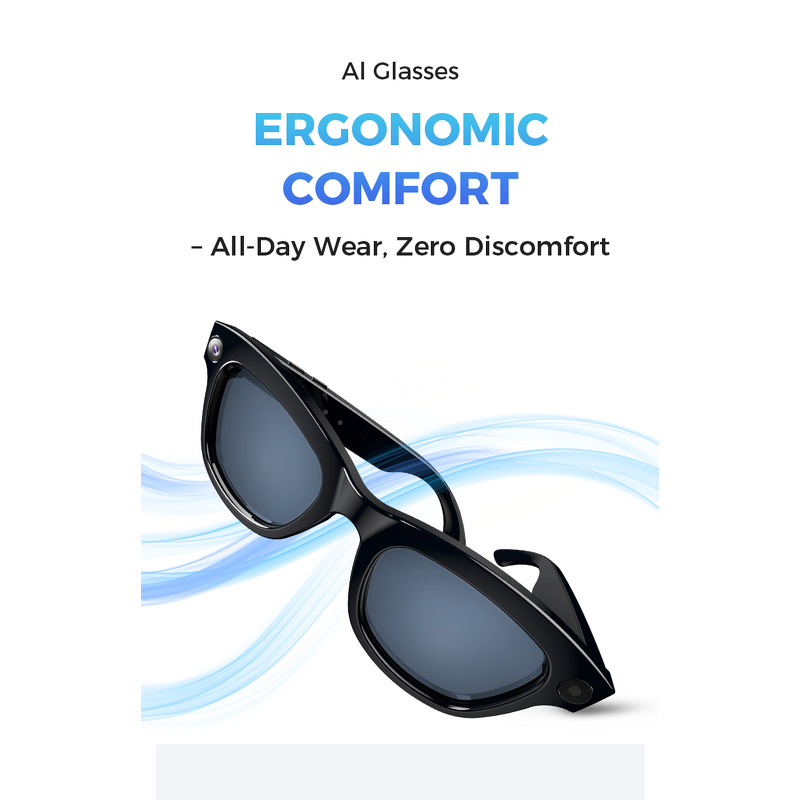 Smart Glasses Manufacturer - 2025 800W AI Camera Object Recognition Translation