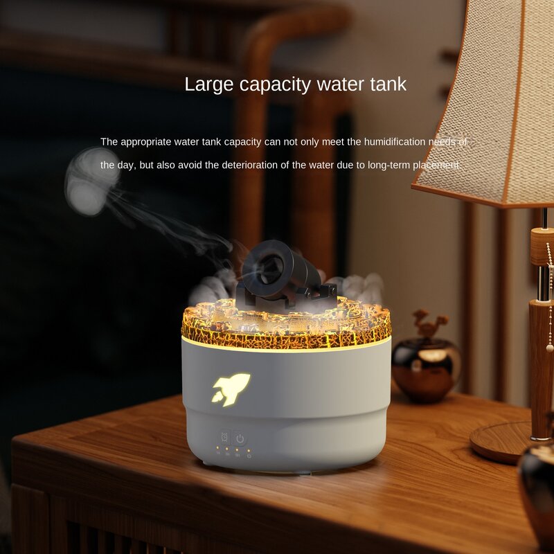 Diffuser Manufacturer - Creative Cannon Smoke Ring Colorful Atmosphere Night Light