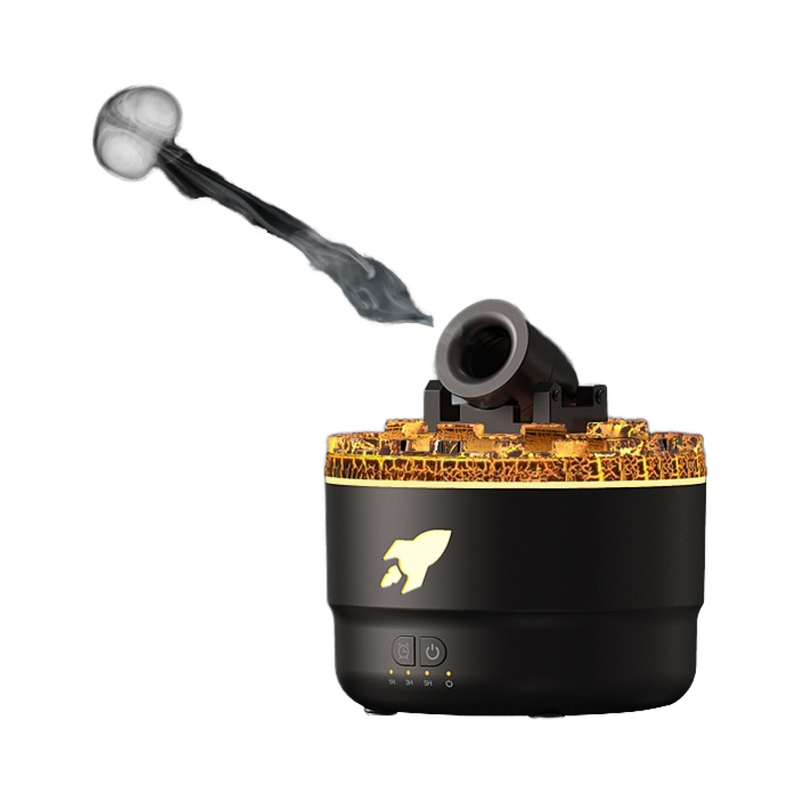 Diffuser Manufacturer - Creative Cannon Smoke Ring Colorful Atmosphere Night Light