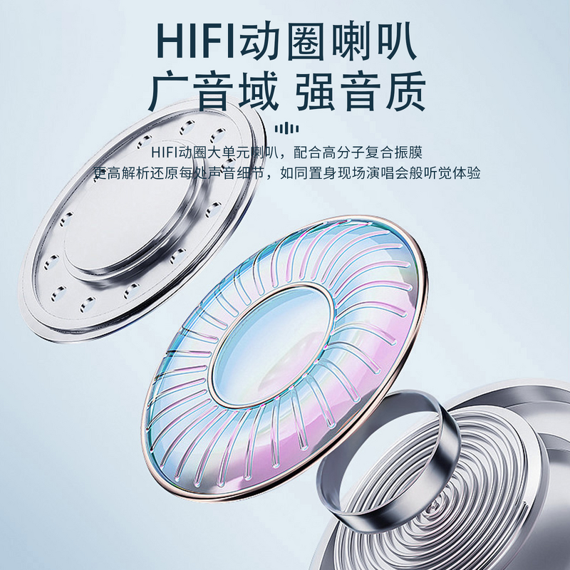 Headphones Manufacturer - H103 Foldable Over-Ear RGB ANC Dynamic Driver LED