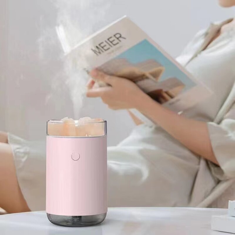 Humidifier Manufacturer - Xiaojing Salt Lamp Home Air Purification Desktop Replenishment