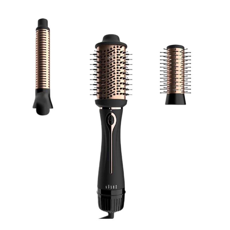 Hair Styler Manufacturer - 1200W 5-in-1 Curler Straightener Air Brush Negative Ion