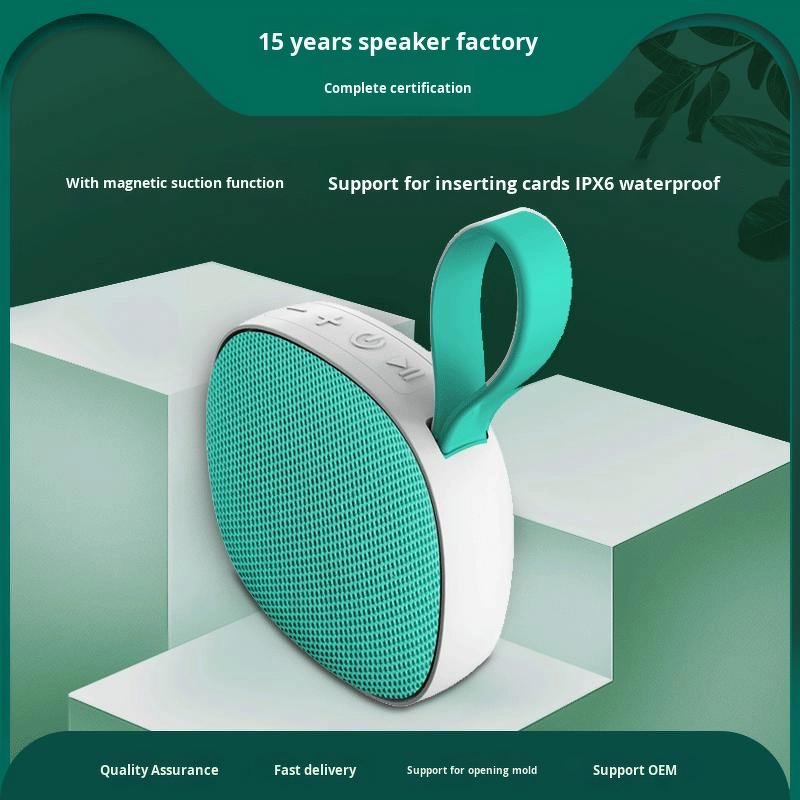 Speaker Manufacturer - 2025 Portable Mini Bluetooth Fabric Waterproof Magnetic