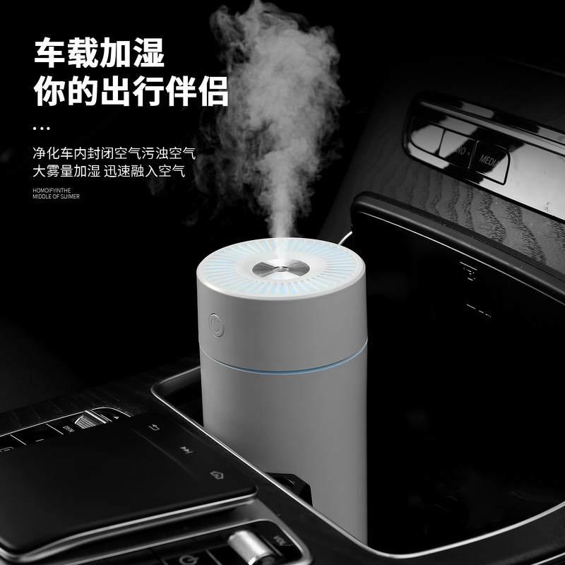 Humidifier Manufacturer - USB Mini Car Colorful Night Light Silent Aromatherapy